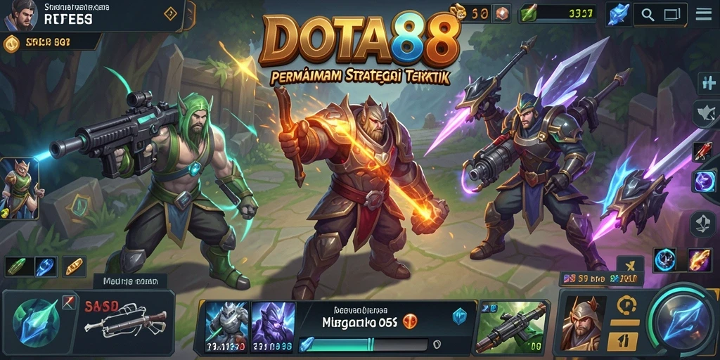 Screenshot gameplay DOTA88 menampilkan aksi strategi yang mendebarkan.