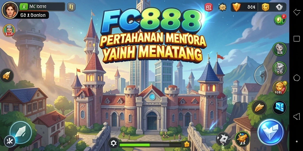 Tampilan gameplay FC888 yang memikat dan menantang di Tower Defense.