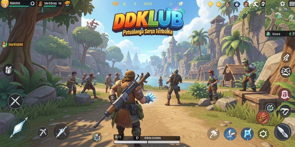 Tampilan menakjubkan dari gameplay dalam dunia Open World IDKLUB.