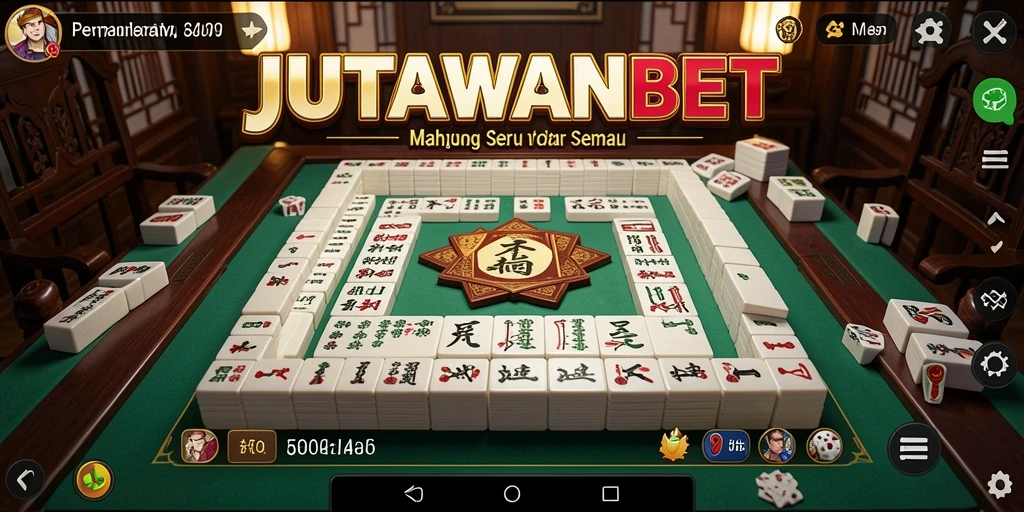 Gameplay Mahjong di JUTAWANBET yang menarik dan seru.