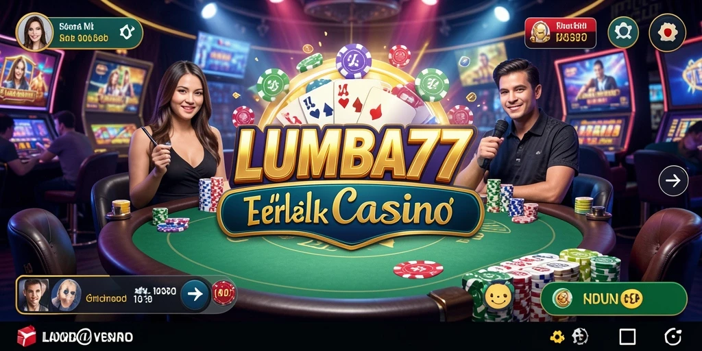 Screenshot gameplay Live Casino di LUMBA77 menampilkan interaksi yang seru dan grafik yang memukau.