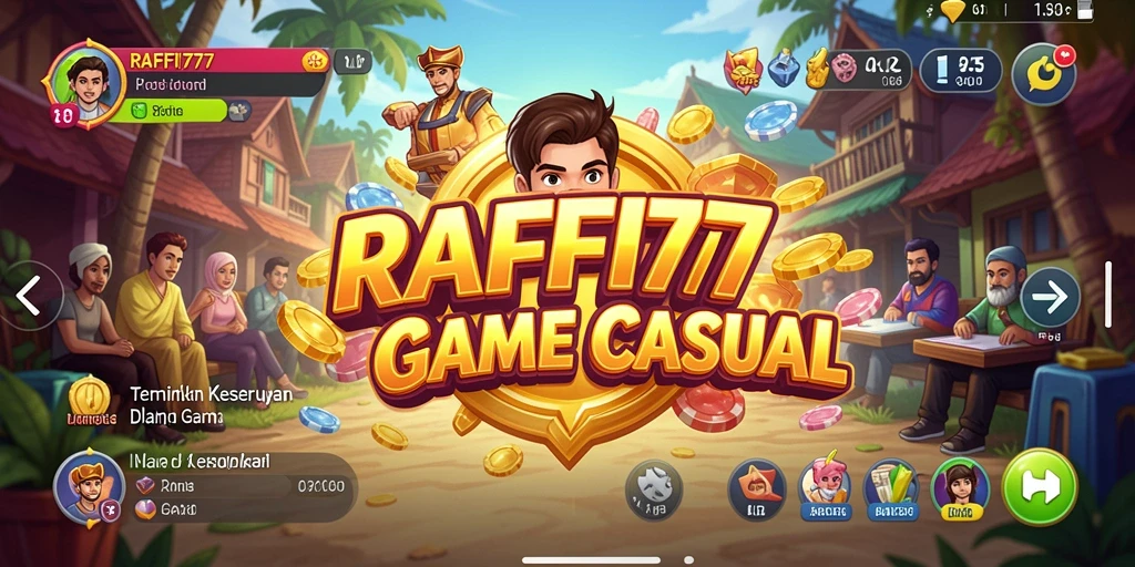 Tampilan gameplay <strong>RAFFI777</strong> yang seru dan menawan.