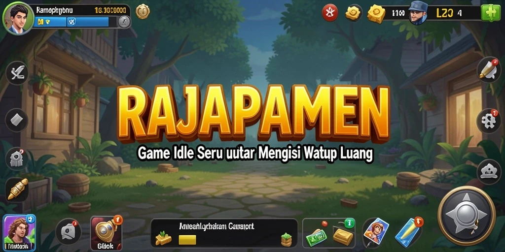 Screenshot RAJAPAMEN menampilkan aksi gameplay Idle yang seru dan menarik.