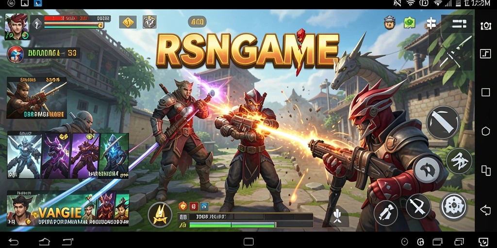 Tampilan antarmuka utama RSNGAME dengan fitur Utility yang lengkap.