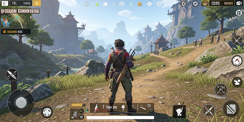Tangkapan layar menunjukkan gameplay Open World yang intens dan interaktif.